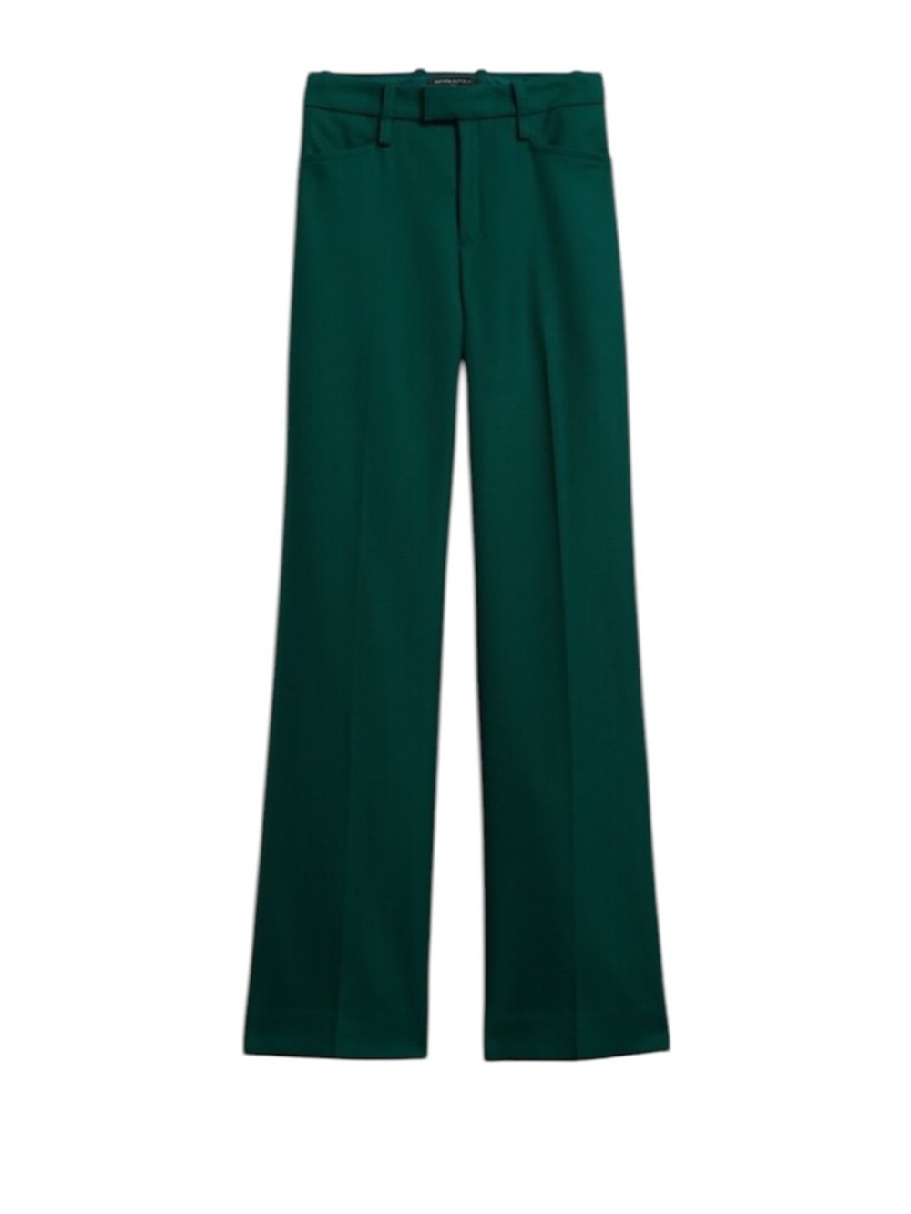 Banana Republic Wide Leg Pants in Deep Green